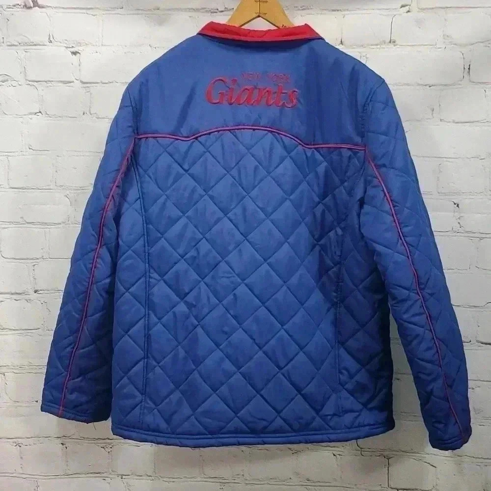 NFL Team Apparel New York Giants Quilted Coat Women's Size XL - Picture 9 of 15